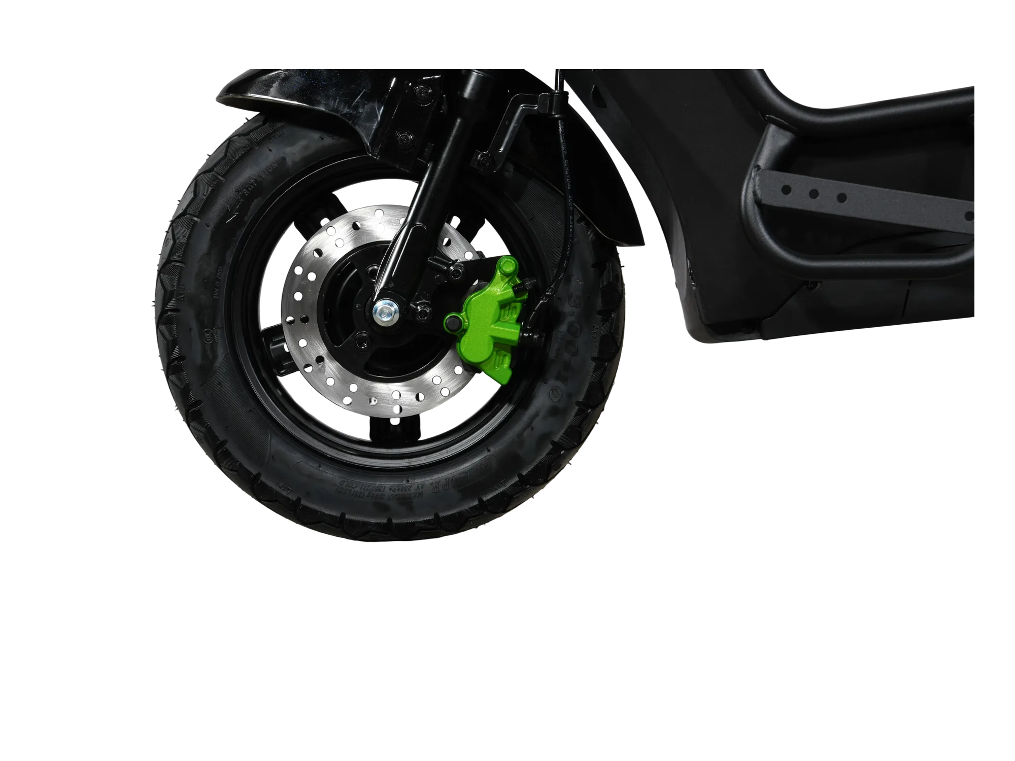 front wheel & brake structure