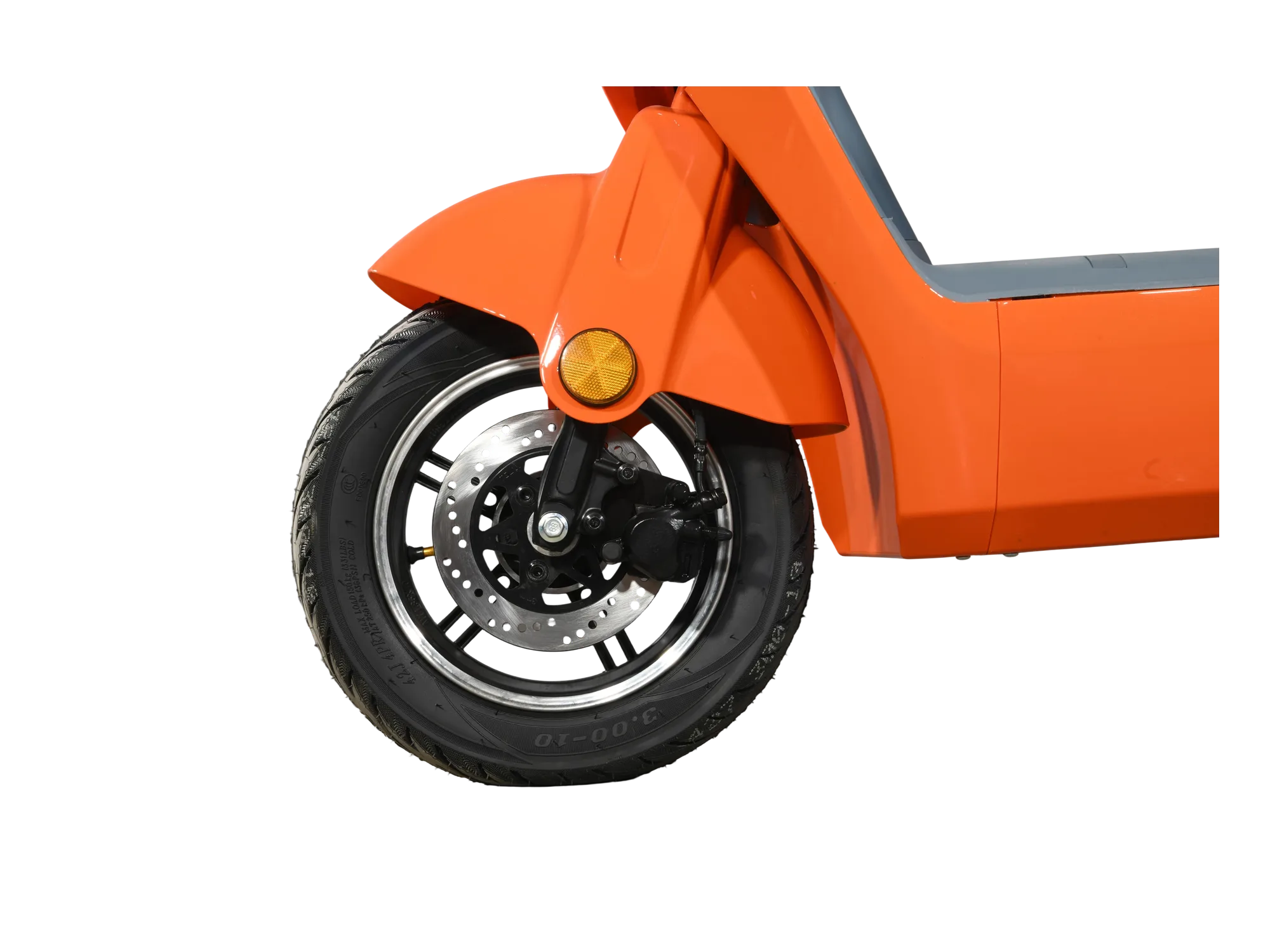 front wheel & brake structure